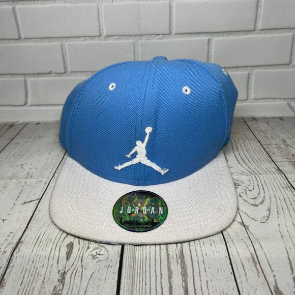 Air Jordan UNC Jumpman Hat Snapback‎ Cap Blue Men - Picture 1 of 7